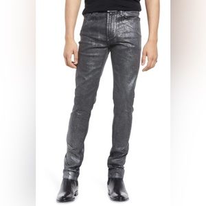 MONFRERE Greyson Men's Five-Pocket Jeans Antique Silver Size 40